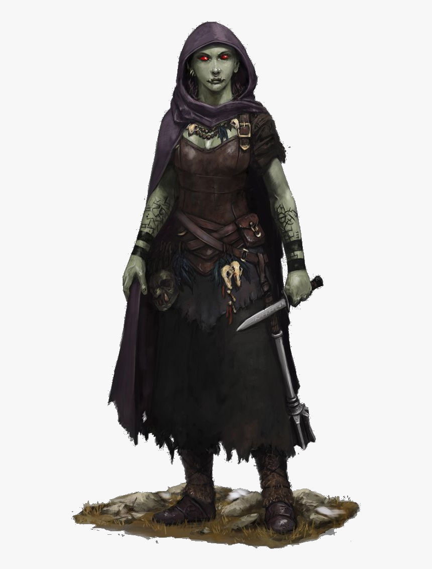 Female Half Orc Rogue , Png Download - D&d Female Half Orc, Transparent Png, Free Download