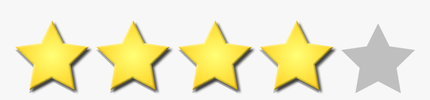 4 Star Rating Png, Transparent Png, Free Download