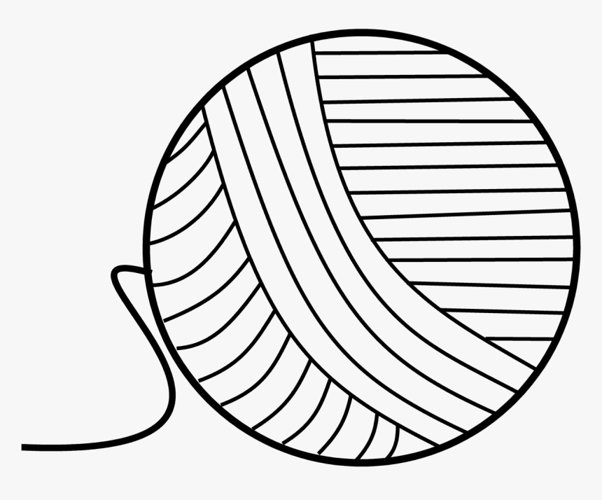 Easy Yarn Ball Drawing, HD Png Download, Free Download