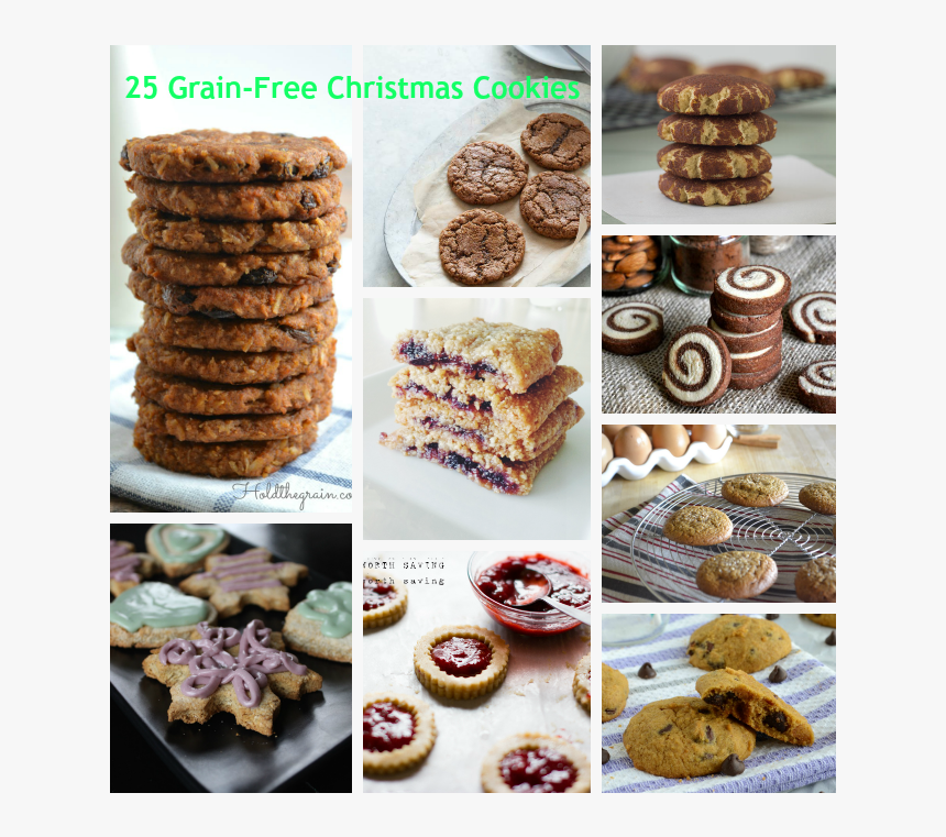 25 Grain Free Christmas Cookies - Sandwich Cookies, HD Png Download, Free Download