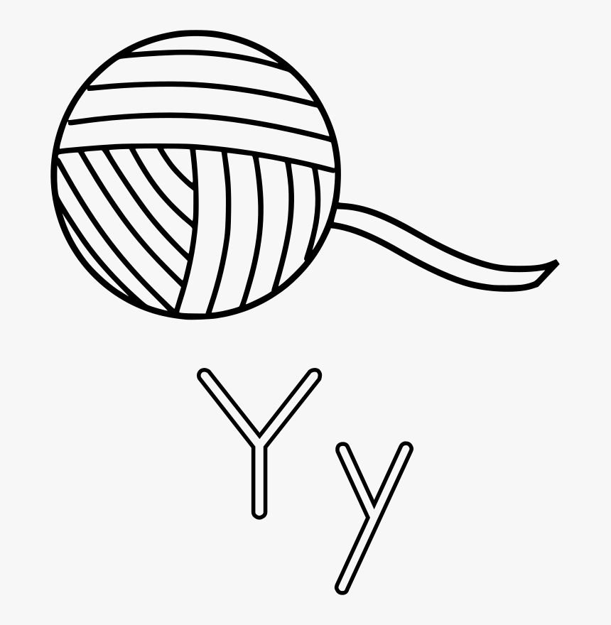 Y Is For Yarn - Yarn Ball Clipart, HD Png Download, Free Download