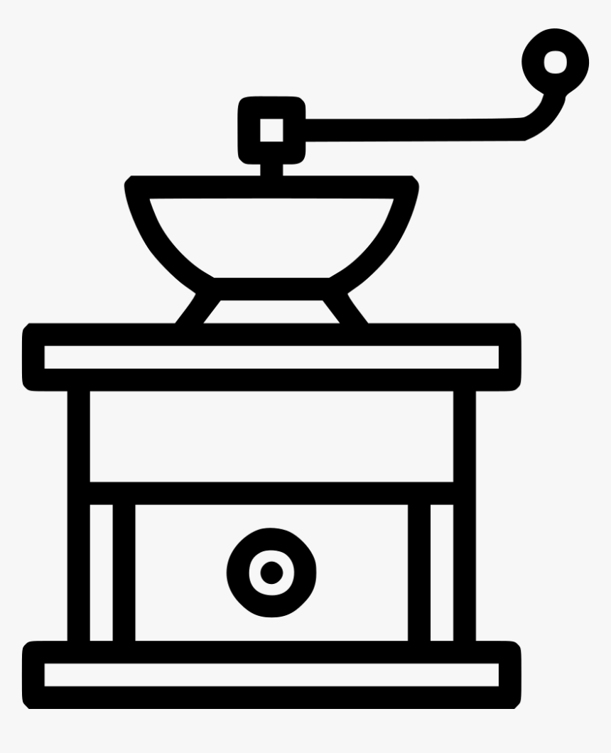 Coffee Beans Grain Mill Appliance Utility Svg Png Icon - Grind Coffee Png Logo, Transparent Png, Free Download