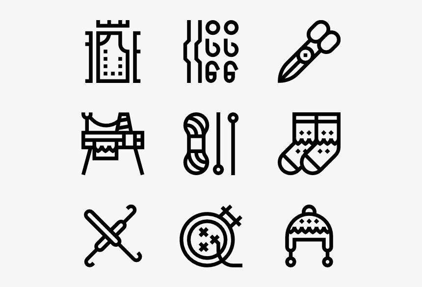 Knitting - Classic Icon, HD Png Download, Free Download