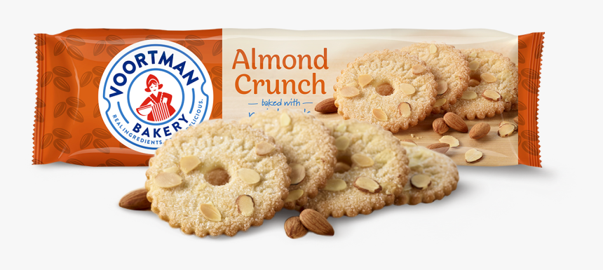 Voortman Almond Crunch Cookies, HD Png Download, Free Download