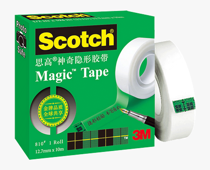 3m Si Gao Magical Invisible Tape Shaking The Same Paragraph - Scotch Tape, HD Png Download, Free Download