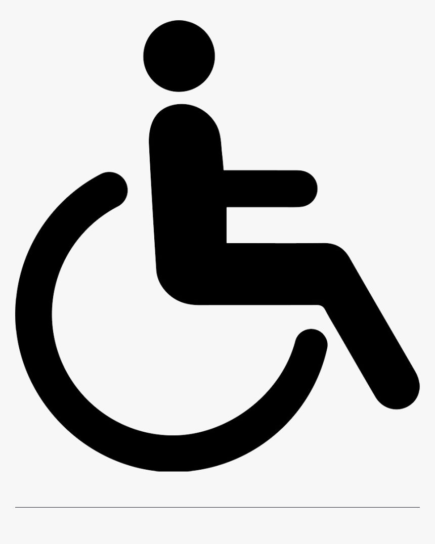 Disabled Handicap Symbol Png - Baby Room Toilet, Transparent Png, Free Download