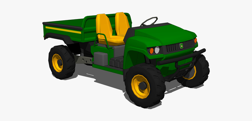 John Deere Gator Model Models Textures Transparent - John Deere Gator 3d Model, HD Png Download, Free Download