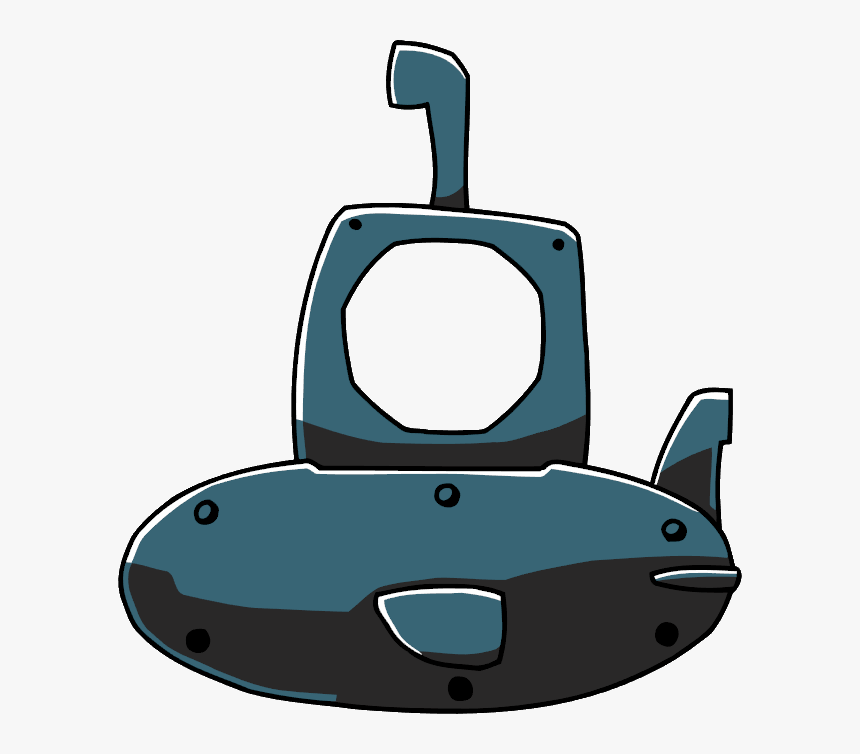 Attack Submarine - Cartoon Submarine Png, Transparent Png, Free Download