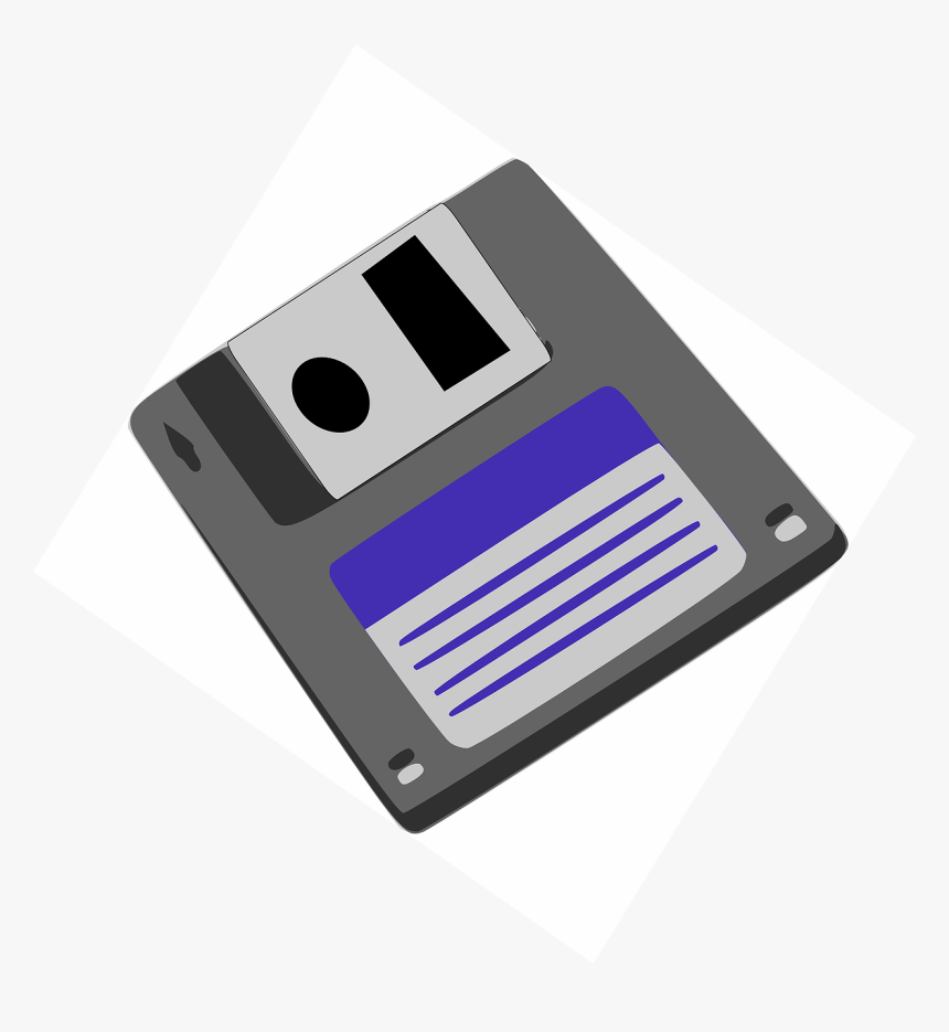 Computer Floppy Disk Clipart, HD Png Download, Free Download