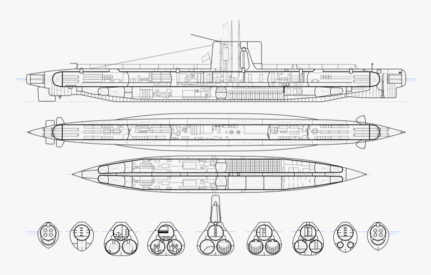 Transparent Submarine Png - Dolfijn Class Submarine, Png Download, Free Download