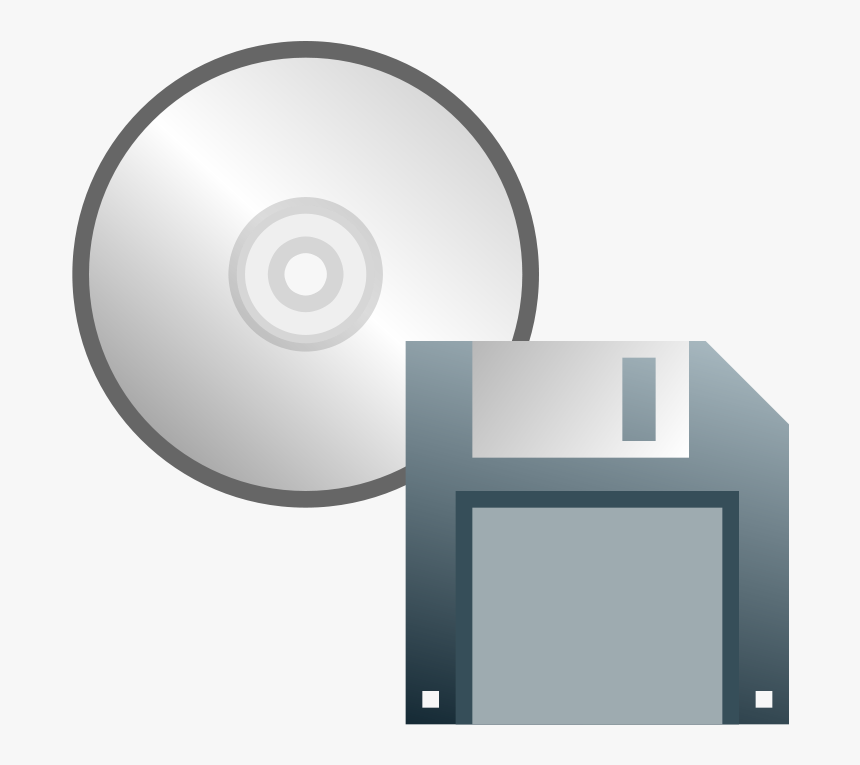 Cd Or Floppy Disk Icon - Floppy Disk, HD Png Download, Free Download