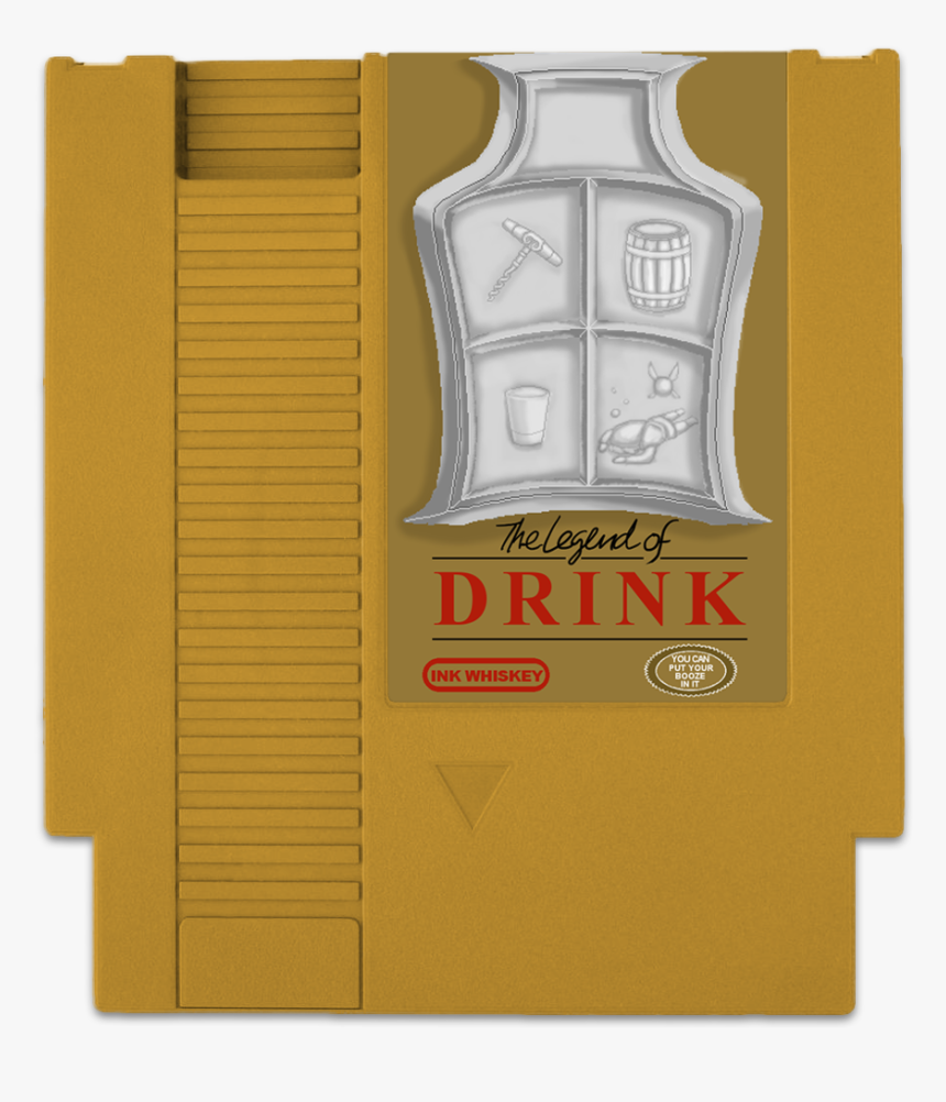 Cartridge Legend Of Drink Gold@2x - Illustration, HD Png Download, Free Download
