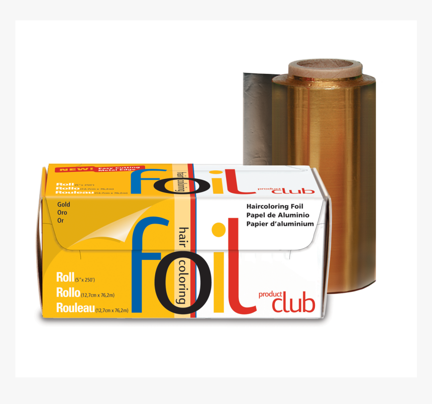 Gold Foil Roll - Box, HD Png Download, Free Download
