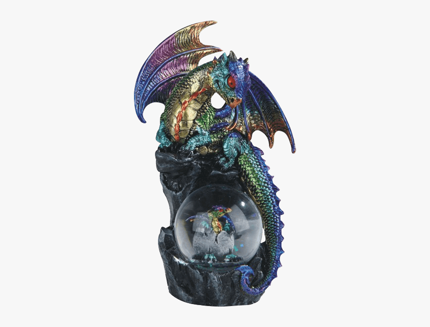 Multi-colored Dragon Snow Globe - Dragon, HD Png Download, Free Download