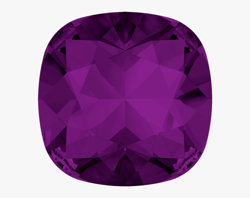 Swarovski 4470 Cushion Cut Square Fancy Stone Amethyst - Diamond, HD Png Download, Free Download