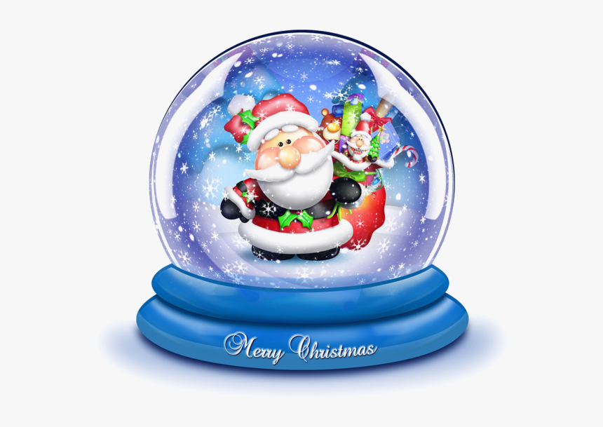 Transparent Snow Globe Png - Christmas Snow Globe Clipart, Png Download, Free Download