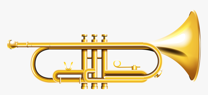 Trumpet Transparent Png Clipart - Trumpet Clipart Transparent Background, Png Download, Free Download