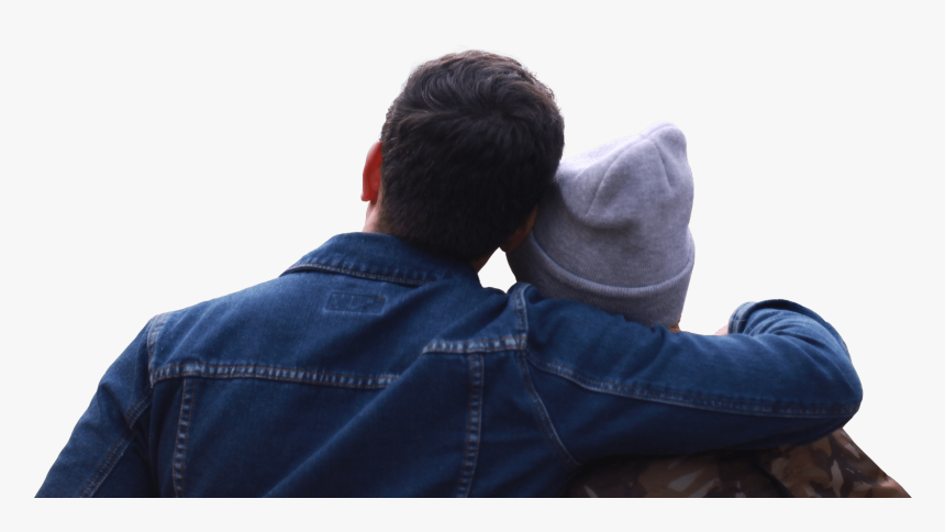 Couple With The Back Png, Transparent Png, Free Download