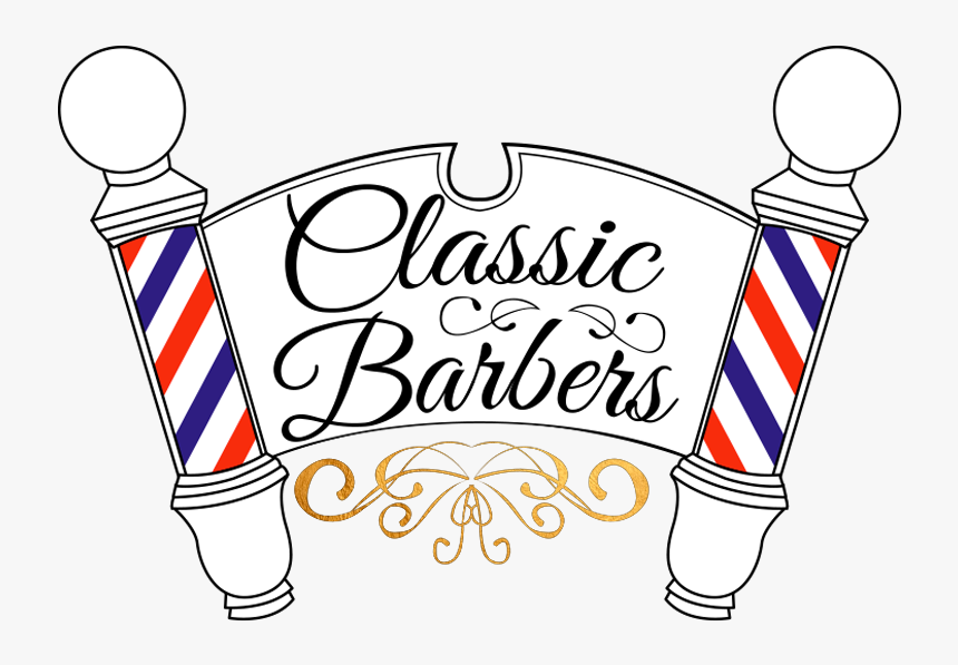 Classic Barber Shop Logo, HD Png Download, Free Download