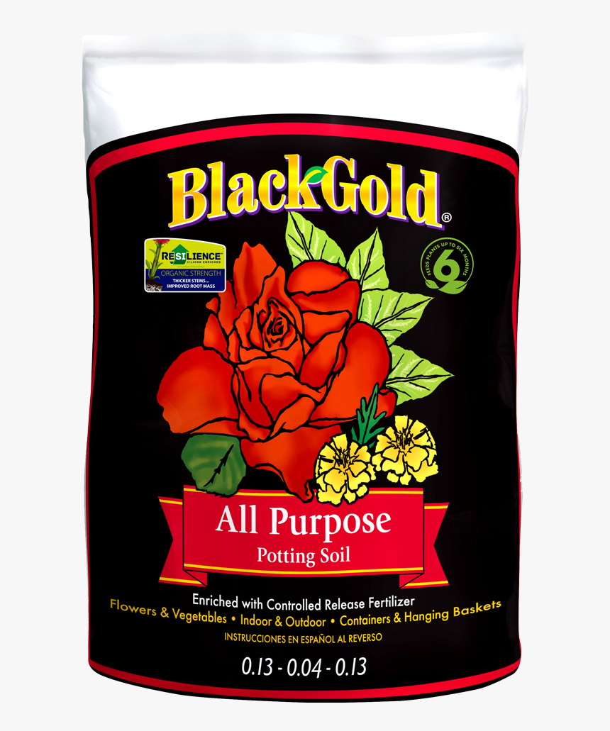 Black Gold All Purpose Potting Soil, HD Png Download, Free Download