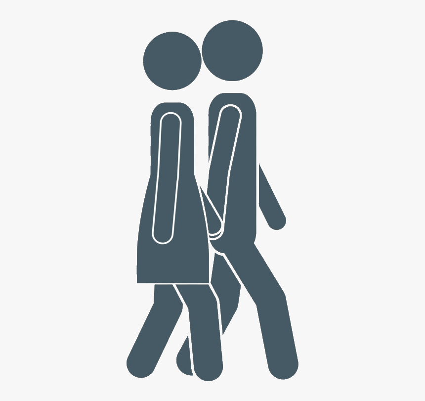 Men And Women Walking Icon, HD Png Download, Free Download