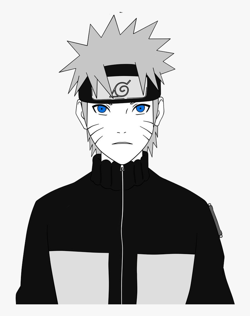 Naruto Png Hd Background - Naruto Black And White, Transparent Png, free pn...