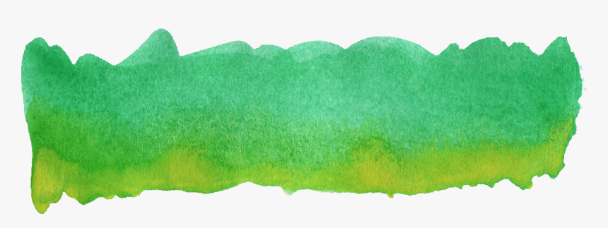 Transparent Colorful Banner Png - Dark Green Watercolor Png, Png Download, Free Download