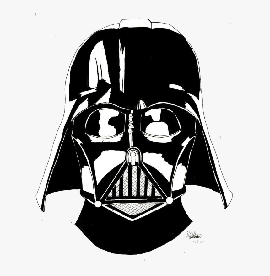 Darth Vader Clipart Comic Graphics Illustrations Free - Darth Vader Helmet Decal, HD Png Download, Free Download
