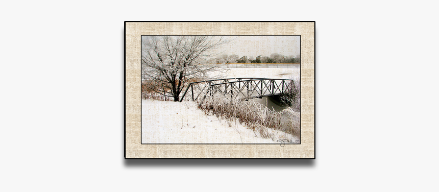 Snow Bridge Png - Picture Frame, Transparent Png, Free Download