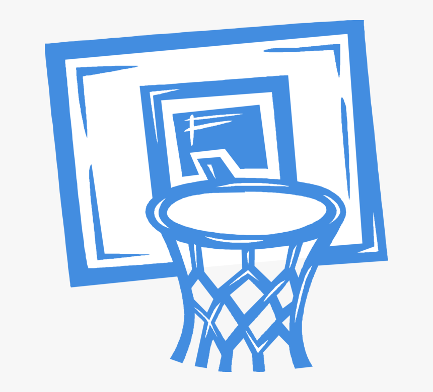 Basketball Net Vector Png - Poster Board Ideas For Sports, Transparent Png, Free Download