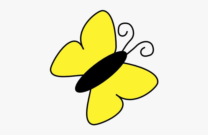 Yellow Butterfly Clipart, HD Png Download, Free Download