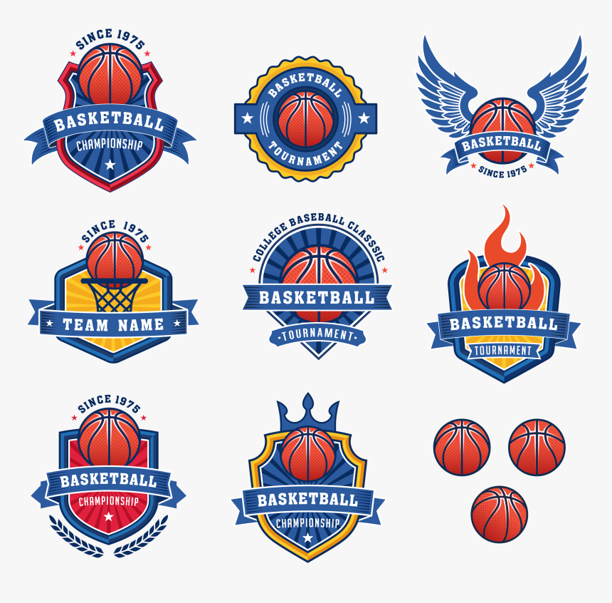 Clip Art Basketball Logo Vector - Unique Basketball Team Name, HD Png Download, Free Download