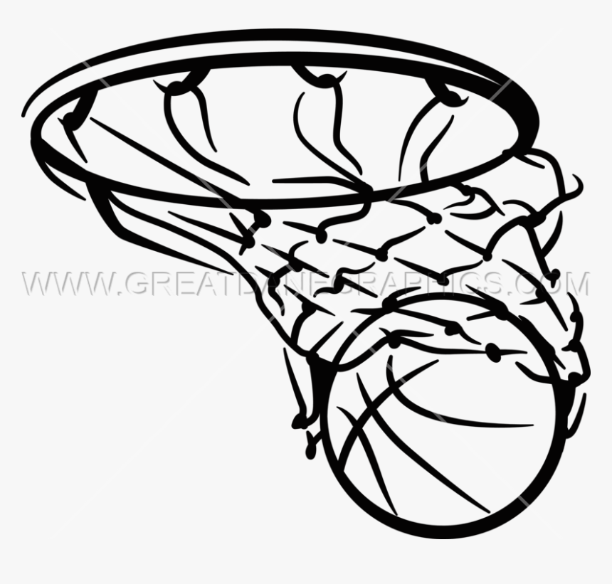 15 Swish Vector Basketball Net For Free Download On - Basketball Hoop Black And White Png, Transparent Png, Free Download