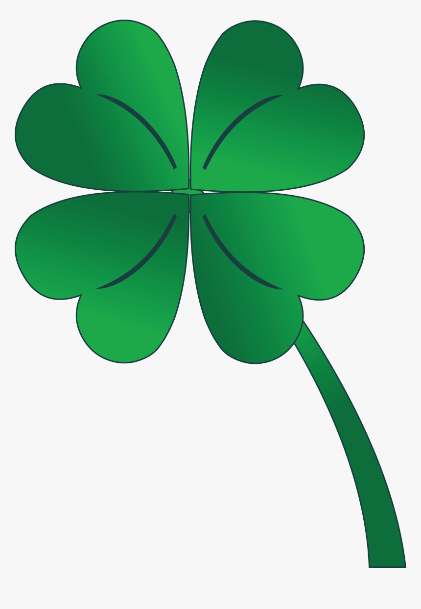 Patrick"s Day Shamrock - Clipart 4 Leaf Clover, HD Png ...