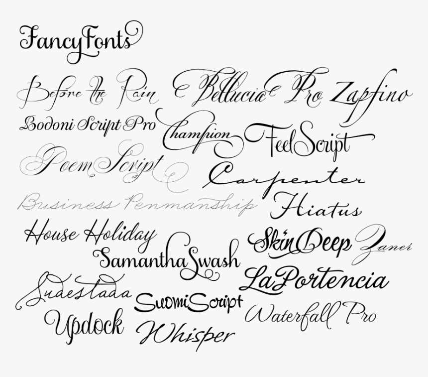 I Like Script Tattoo - Script Tattoo Fonts, HD Png Download, Free Download