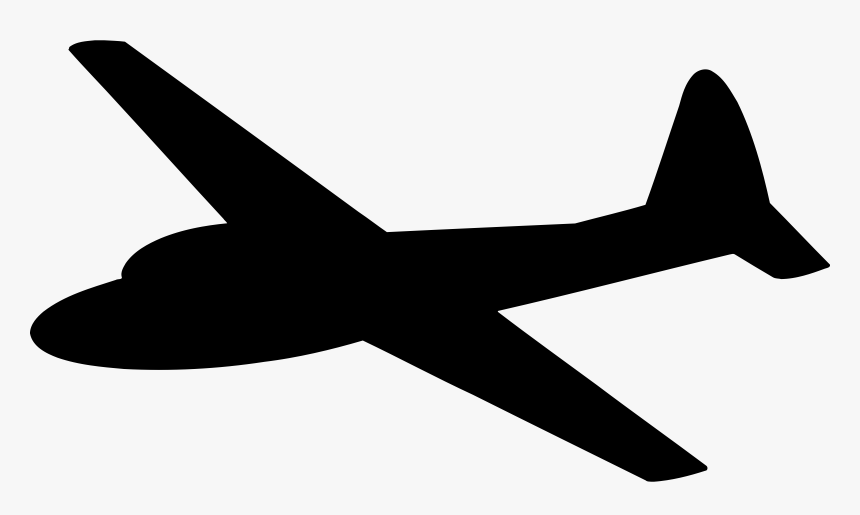 Gallery Of Ww2 Plane Silhouette 15 Clip Art Airplane - Airplane Silhouette, HD Png Download, Free Download