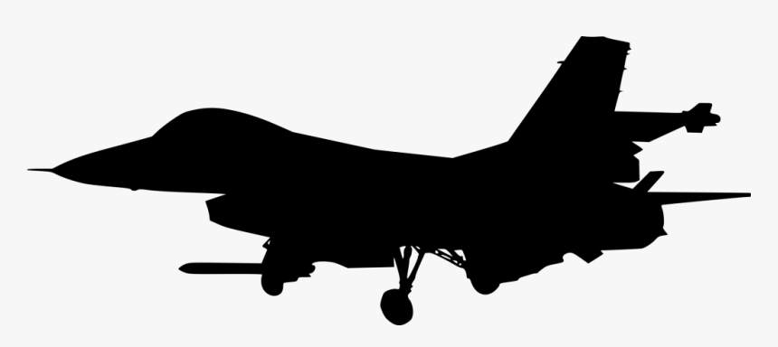 Transparent Jet Silhouette Png - Silhouette Fighter Plane Png, Png Download, Free Download