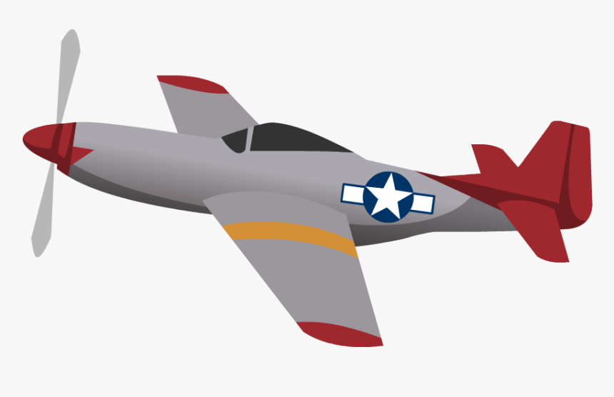 Plane Silhouette Png Clip Art Png M - Tuskegee Airmen Plane Drawing, Transparent Png, Free Download