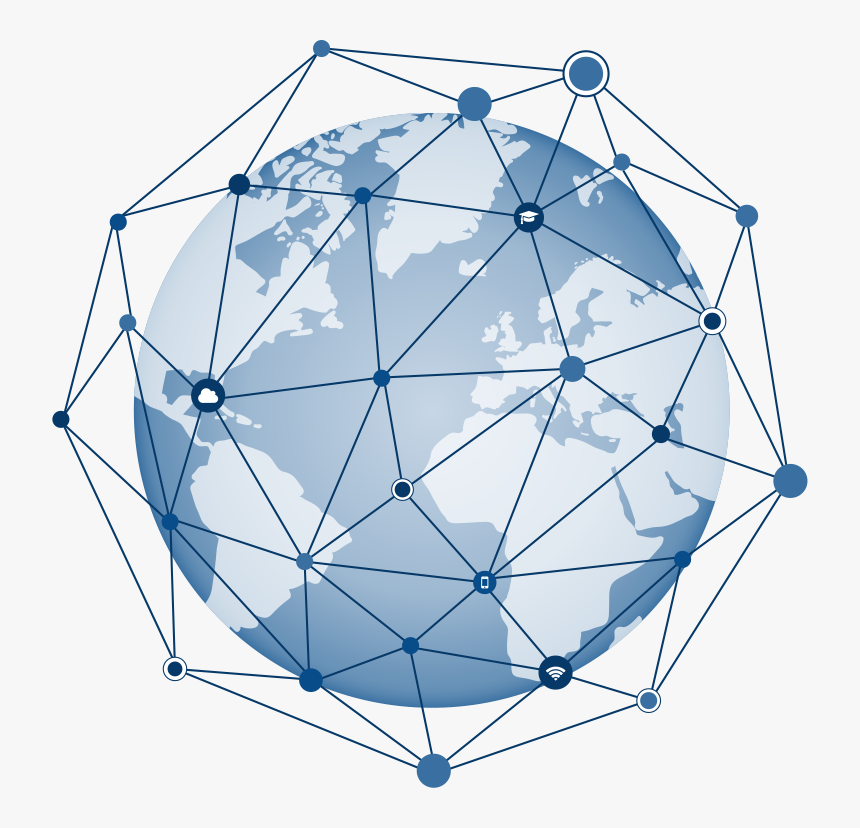 Visual Representation Of The Grid Across The Globe - Global Grid, HD Png Download, Free Download