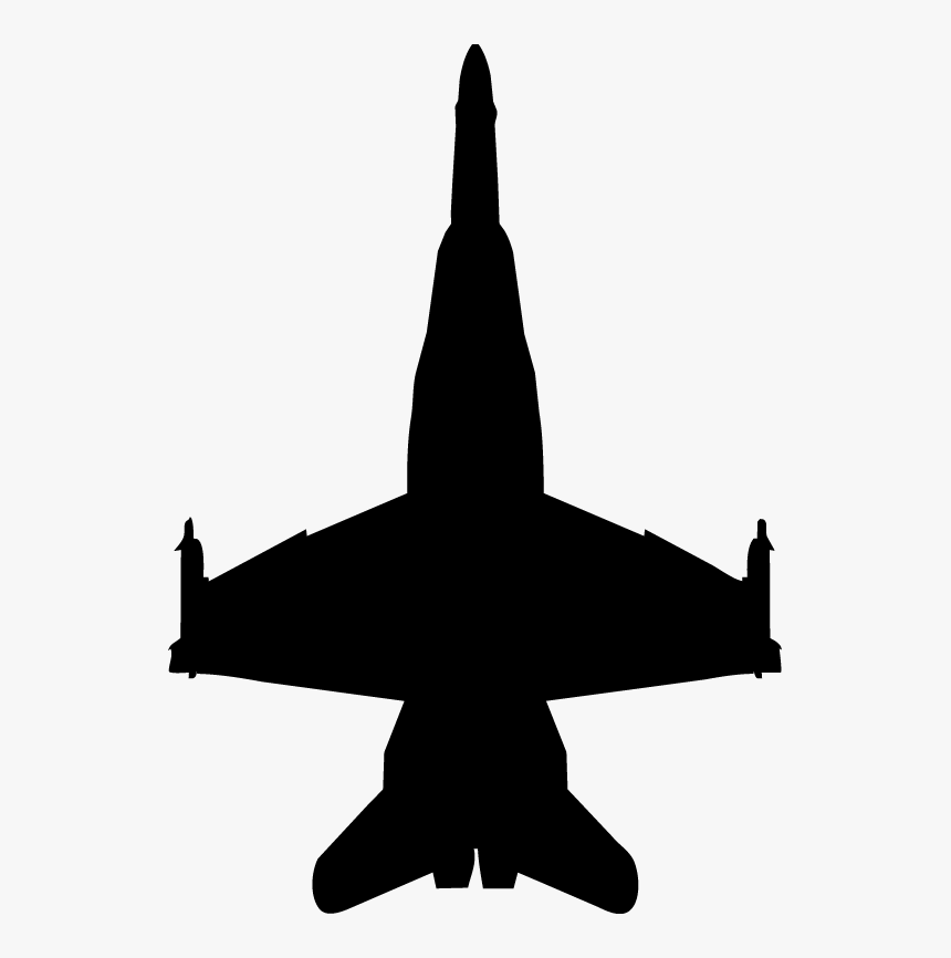 F18 Hornet Silhouette, HD Png Download, Free Download