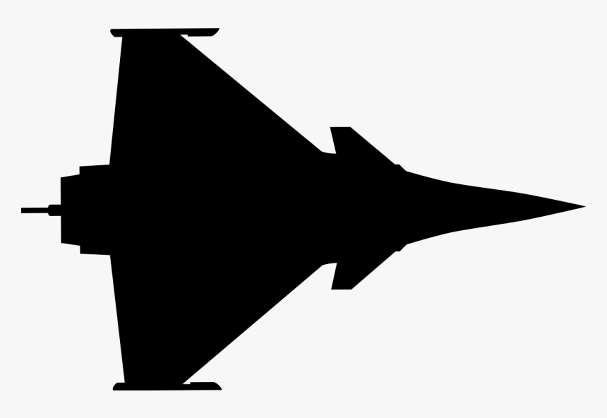 Dassault Rafale Silhouette Pochoir, HD Png Download, Free Download
