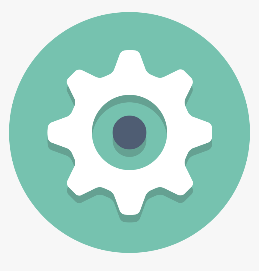 Gear - Gear Flat Icon Png, Transparent Png, Free Download