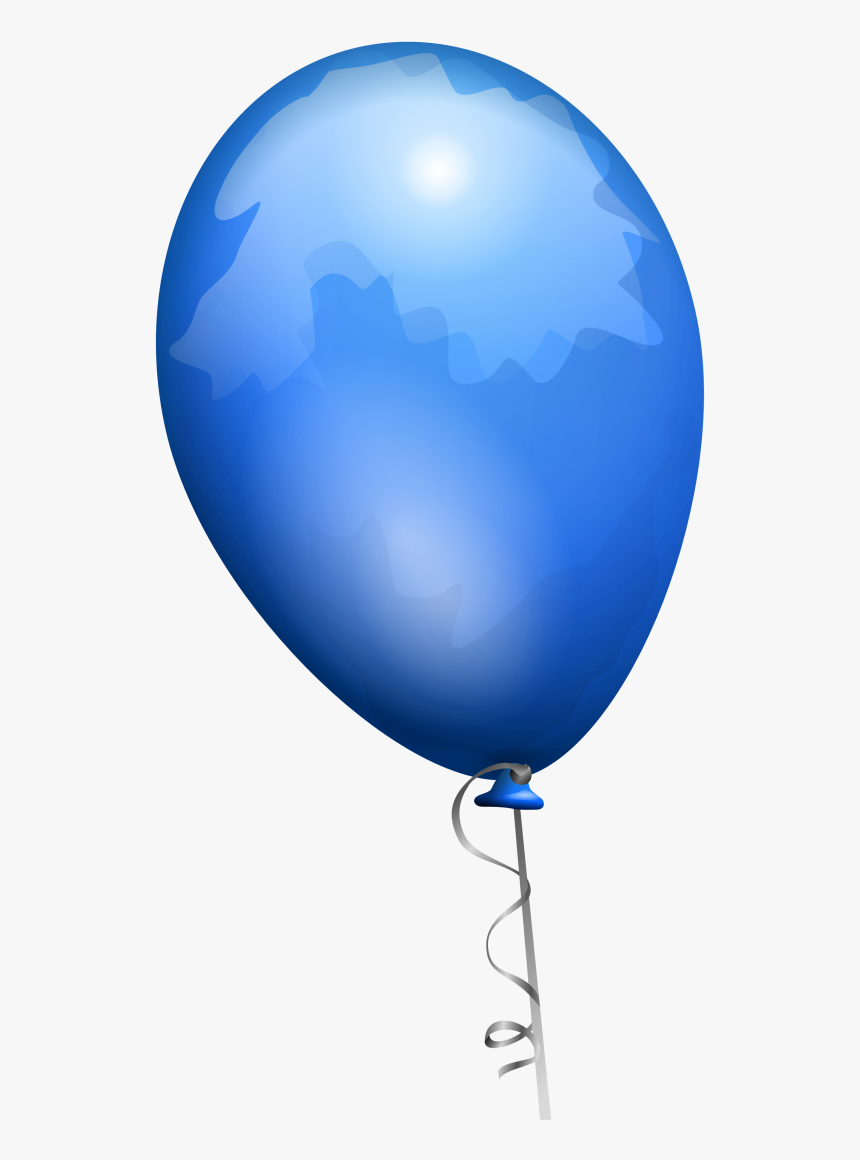 Blue Balloon Png - Balloon Clip Art, Transparent Png, Free Download