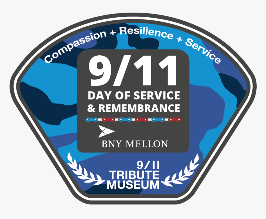 9/11 Day Of Service & Remembrance Sponsored By Bny - Emblem, HD Png Download, Free Download