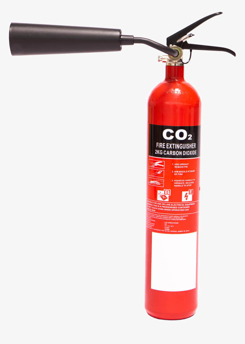 Co2 Fire Extinguisher Png, Transparent Png, Free Download