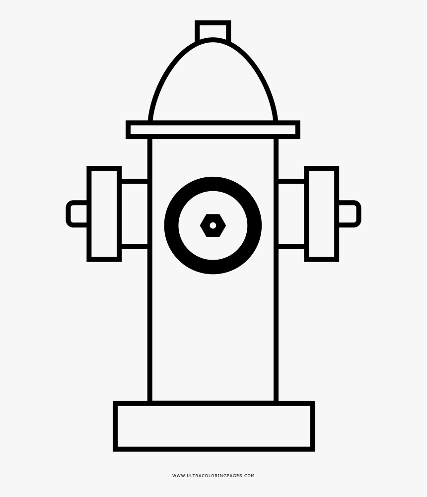 Fire Hydrant Coloring Page - Shake Hands Line Icon, HD Png Download, Free Download