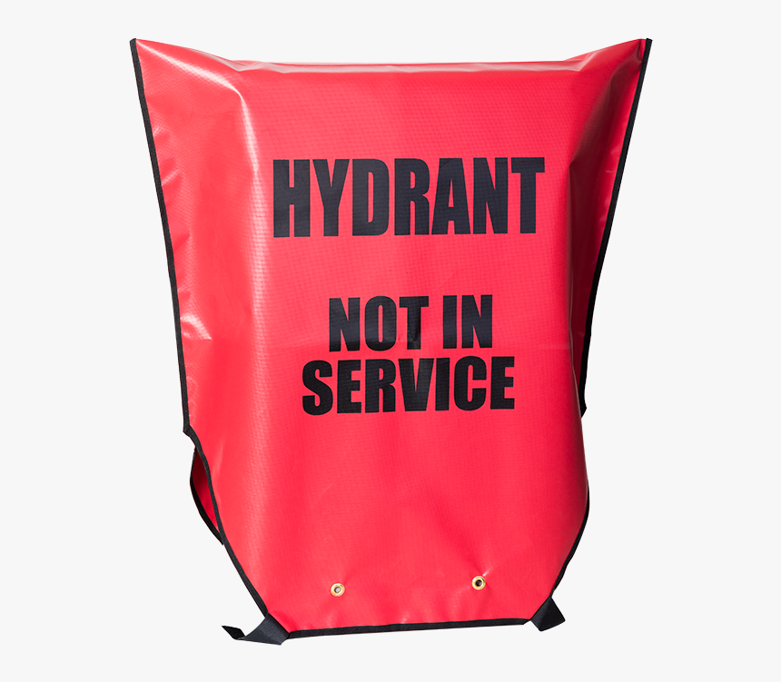 Hd Fire Hydrant Cover, English - Fire Hydrant Out Of Service Bags, HD Png Download, Free Download
