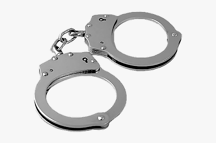 #metal #handcuffs #kink #bdsm #punk #cops #police #edit - Handcuffs Png, Transparent Png, Free Download