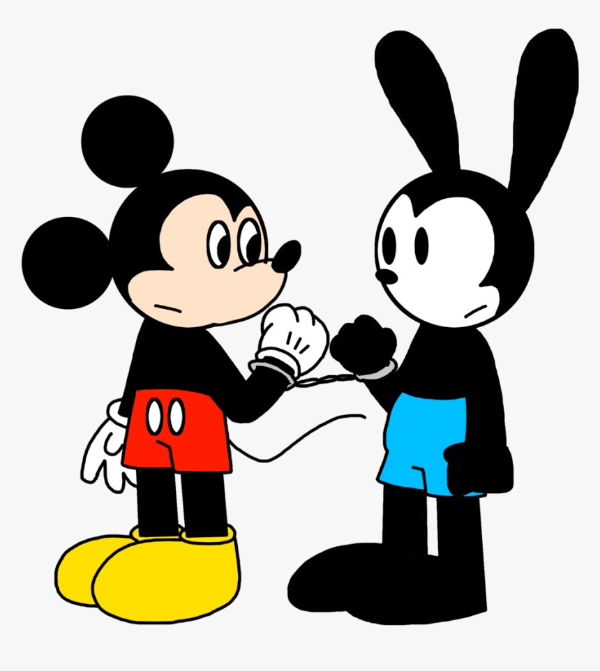 Handcuff Clipart Thing - Mega Shonen One 64 Mickey And Oswald, HD Png Download, Free Download