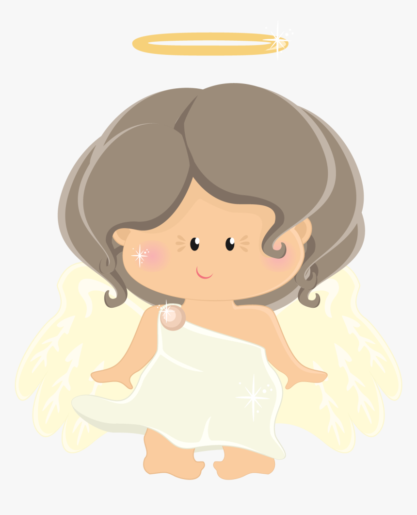 Transparent Angels Clipart - Angel Baby Girl Clipart, HD Png Download, Free Download